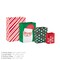 Hallmark Image Arts Assorted Holiday Gift Bag Bundle (16 Bags: 6 Small 5", 6 Medium 8", 2 Large 11", 2 XL 14") Red and Green, Santa, Stripes, Polka Dots, Snowmen, Snowflakes